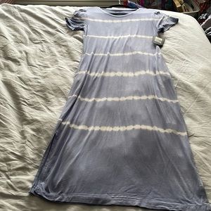 NWT tye dye blue Marc New York midi dress Size Large